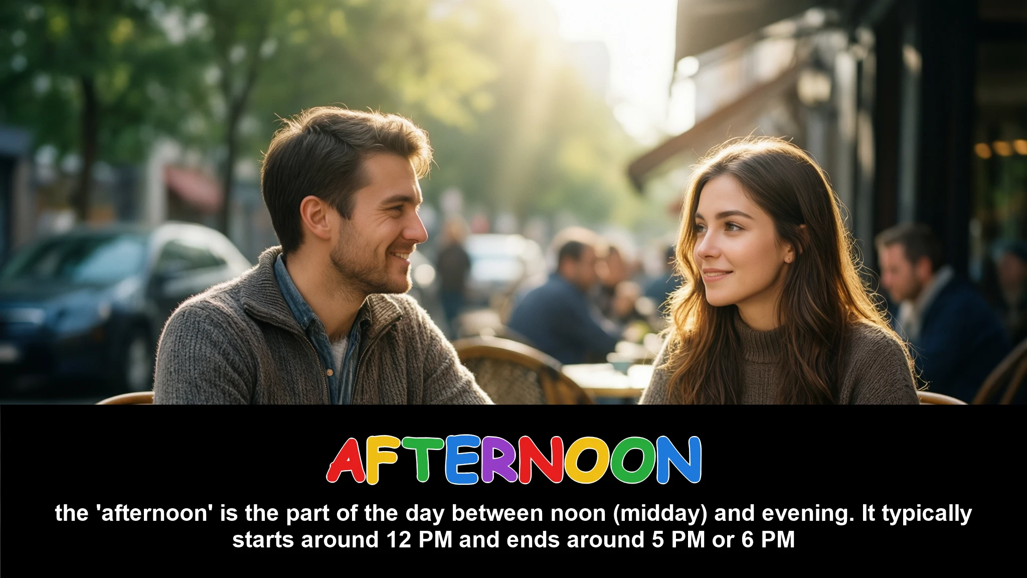 English Illustration for afternoon